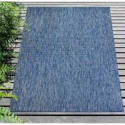Kirklands Home Navy Intertwine Indoor/Outdoor Area Rug, 6x9 Blue Online