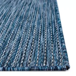 Kirklands Home Navy Intertwine Indoor/Outdoor Area Rug, 6x9 Blue Online