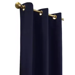 Kirklands Home Navy Room Darkening Curtain Panel Set, 95 in. Blue Outlet