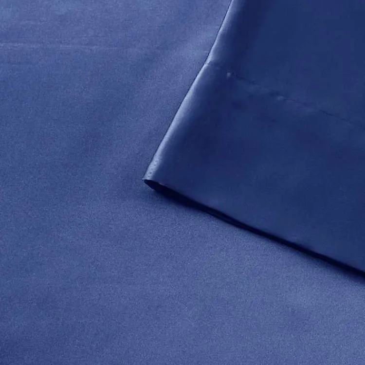 Kirklands Home Navy Satin King 2-pc. Pillow Case Set Blue Outlet