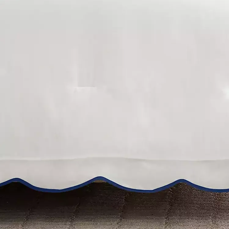 Kirklands Home Navy Scalloped Edge 3-pc. Full/Queen Comforter Set Clearance