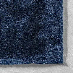Kirklands Home Navy Shag Washable Area Rug, 6x9 Blue Outlet