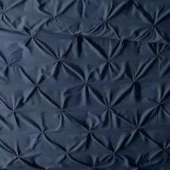 Kirklands Home Navy Soft Pinched 3-Pc. Queen Duvet Cover Set Blue Online