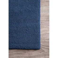 Kirklands Home Navy Starfish Hooked Indoor/Outdoor Area Rug, 5x8 Clearance