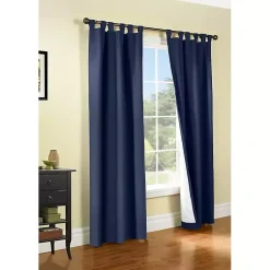 Kirklands Home Navy Weathermate Blackout Curtain Panel, 63 in. Blue Sale