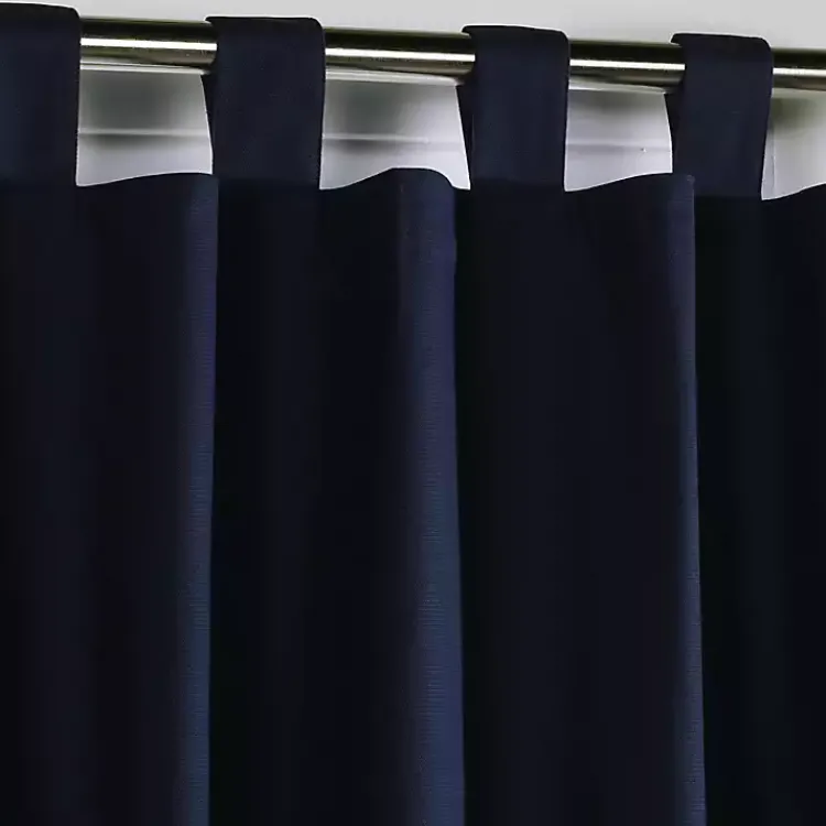 Kirklands Home Navy Weathermate Curtain Panel, 72 in Blue Outlet