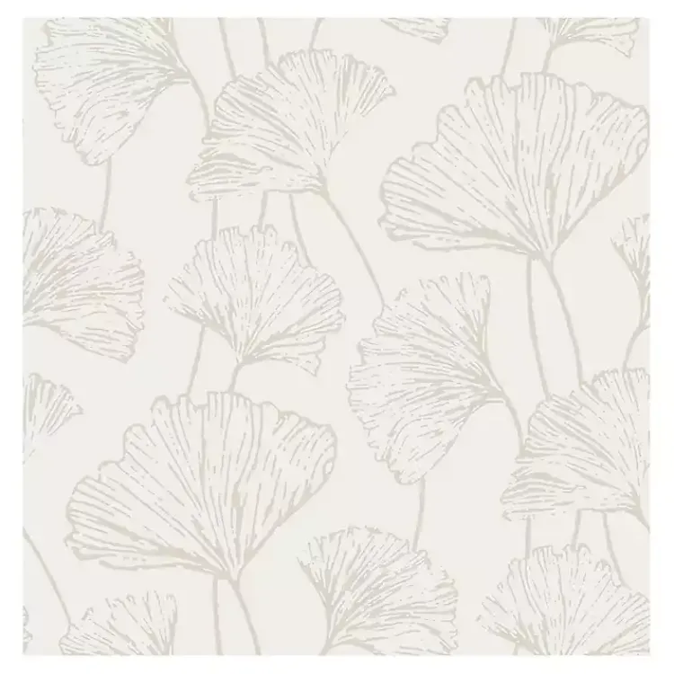 Kirklands Home Neutral Botanical Peel and Stick Wallpaper Outlet
