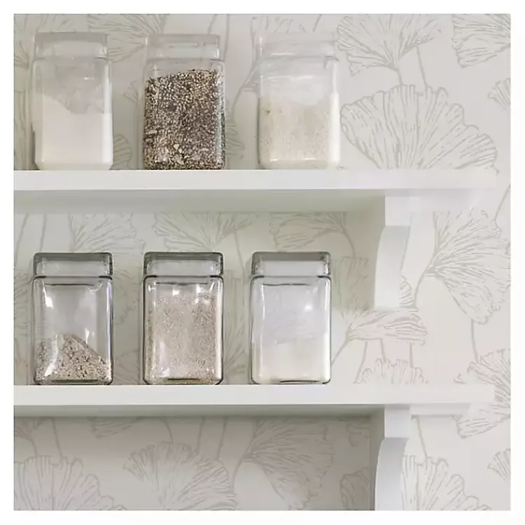 Kirklands Home Neutral Botanical Peel and Stick Wallpaper Outlet
