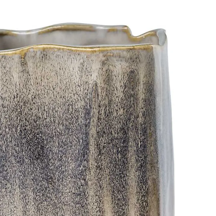 Vases>Kirklands Home Neutral Ombre Ceramic Vase, 12 in.