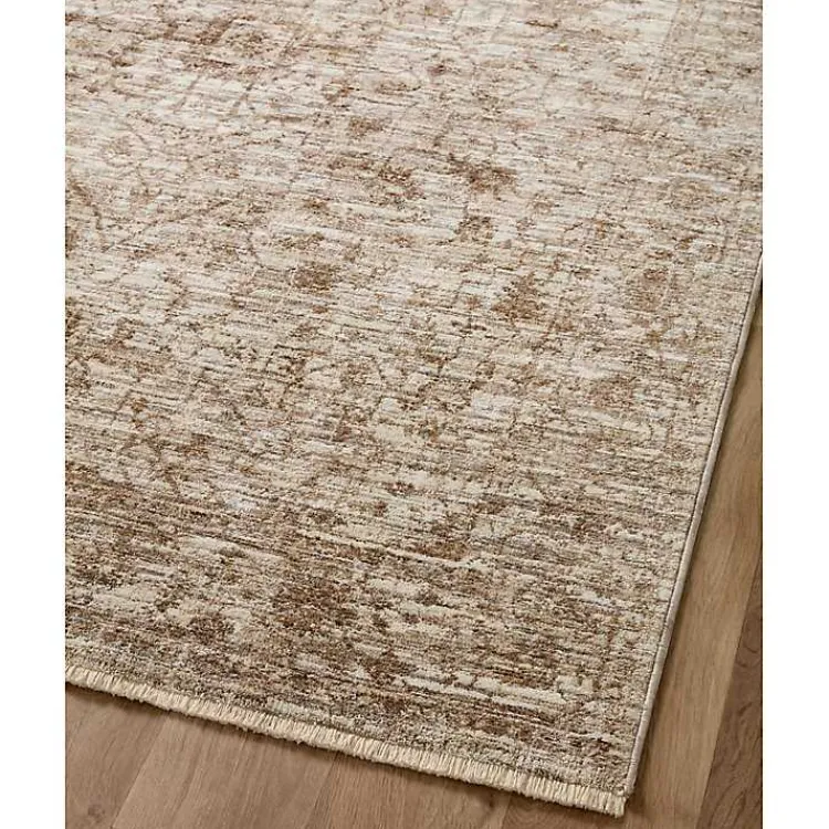 Kirklands Home Neutral Sorrento Medallion Area Rug, 6x9 Tan Online