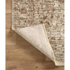 Kirklands Home Neutral Sorrento Medallion Area Rug, 7x10 Tan Clearance