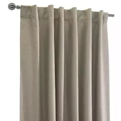 Kirklands Home Oatmeal Baxter Blackout Curtain Panel, 84 in. Tan Online