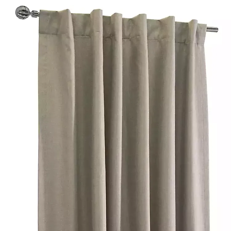 Kirklands Home Oatmeal Baxter Blackout Curtain Panel, 84 in. Tan Online