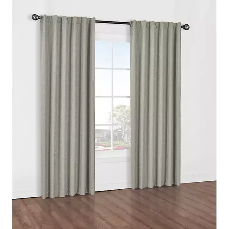 Kirklands Home Oatmeal Baxter Blackout Curtain Panel, 95 in. Tan Online