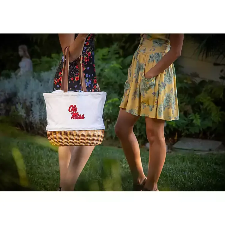 Kirklands Home Ole Miss Canvas Tote Bag Red Discount