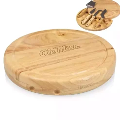 Kirklands Home Ole Miss Cheese Board and Tool Set Tan Outlet