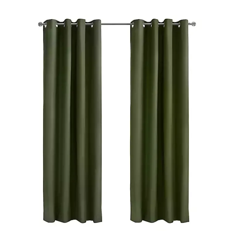 Kirklands Home Olive Alpine Blackout Curtain Panel, 95 in. Green Best