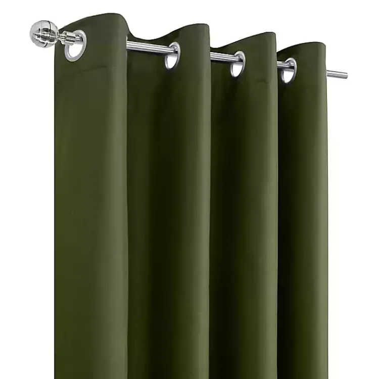 Kirklands Home Olive Alpine Blackout Curtain Panel, 95 in. Green Best