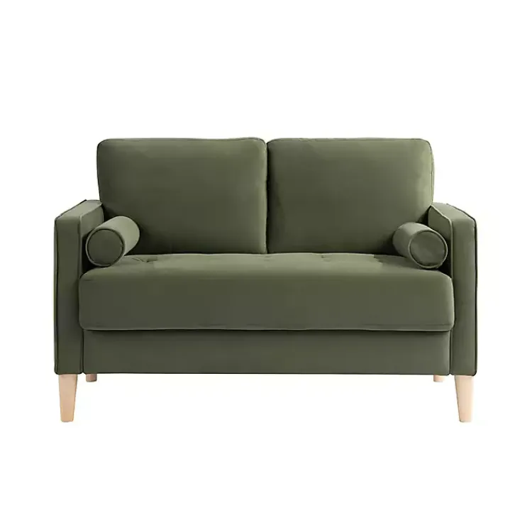 Kirklands Home Olive Chelsea Modern Loveseat Green Sale