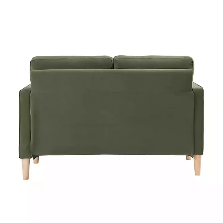 Kirklands Home Olive Chelsea Modern Loveseat Green Sale