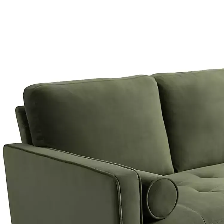 Kirklands Home Olive Chelsea Modern Loveseat Green Sale
