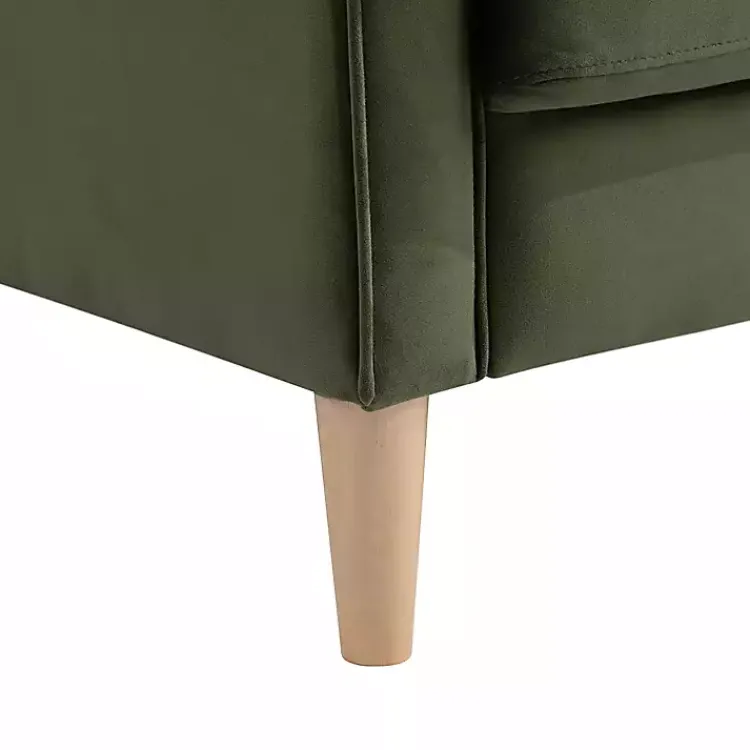 Kirklands Home Olive Chelsea Modern Loveseat Green Sale