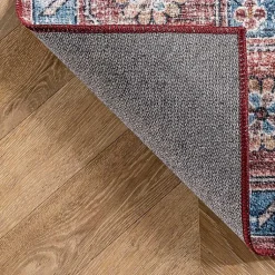 Kirklands Home Orange Medallion Washable Area Rug, 4x6