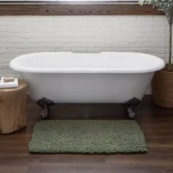 Kirklands Home Oregano Chenille Bath Mat, 45 in. Green Hot