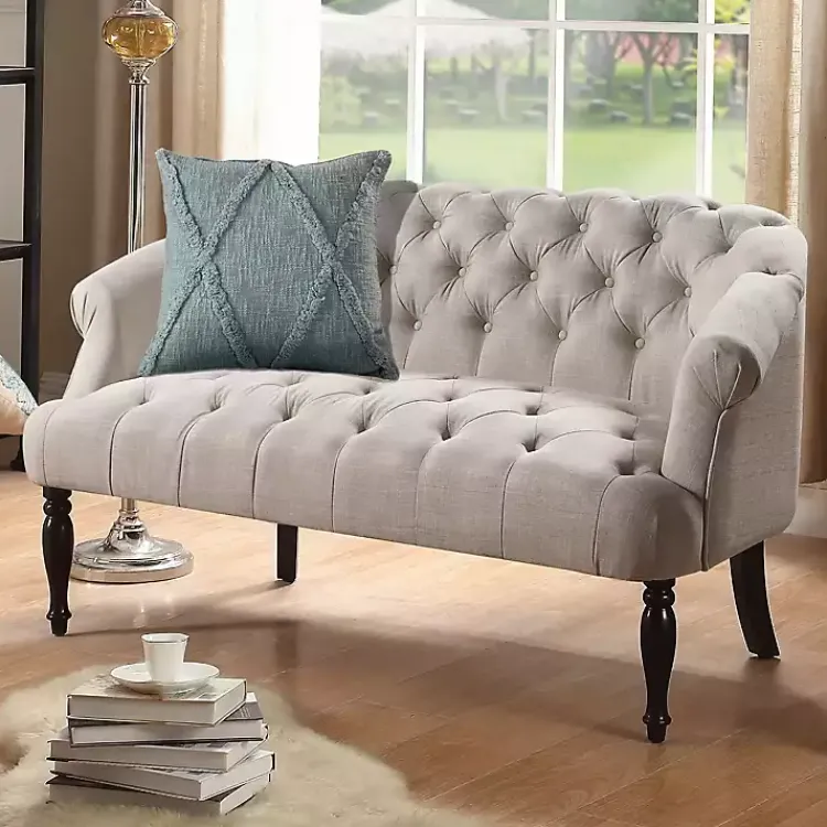 Pillows>Kirklands Home Pastel Tufted Diamond Pillow, 18 in. Blue