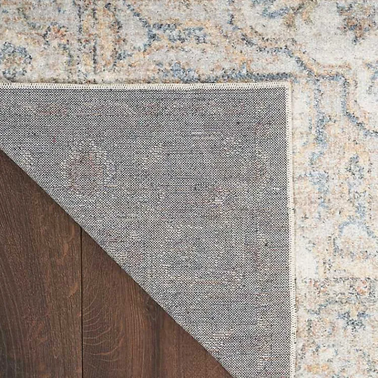 Kirklands Home Pastel Medallion Washable Area Rug, 5x7 Gray Best