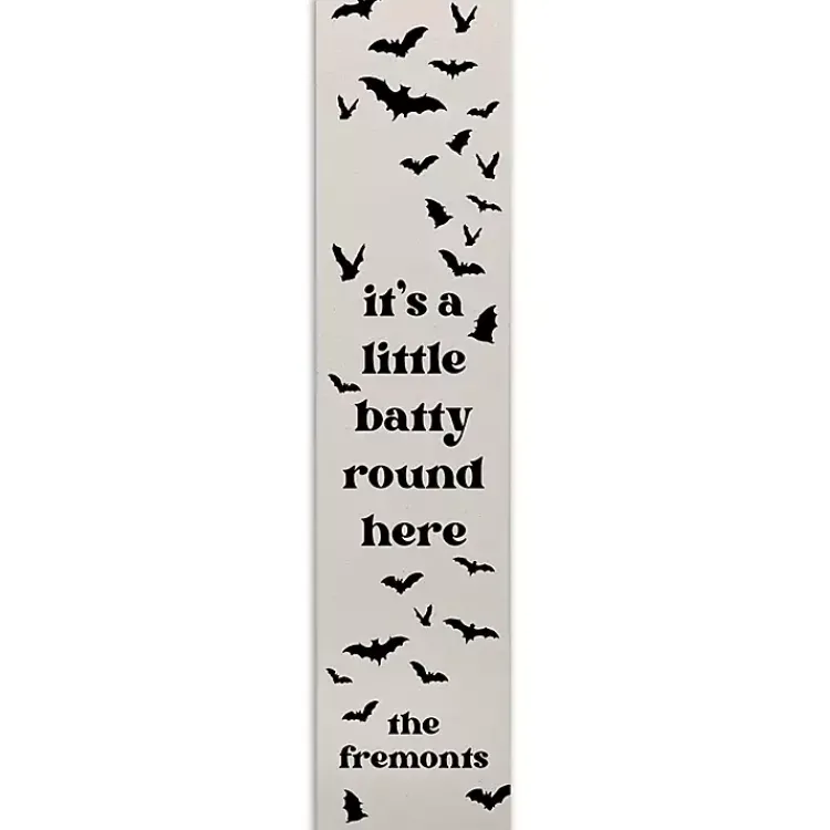 Halloween>Kirklands Home Personalized Batty Around Here Porch Board