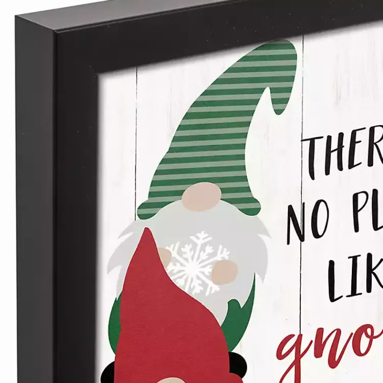 Christmas Art & Wall Decor>Kirklands Home Personalized No Place Like Gnome Canvas Plaque