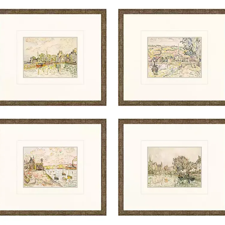 Kirklands Home Petite Landscapes Framed Art Prints, Set of 4 Hot
