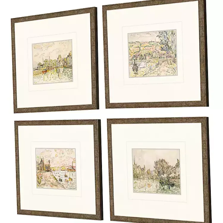 Kirklands Home Petite Landscapes Framed Art Prints, Set of 4 Hot