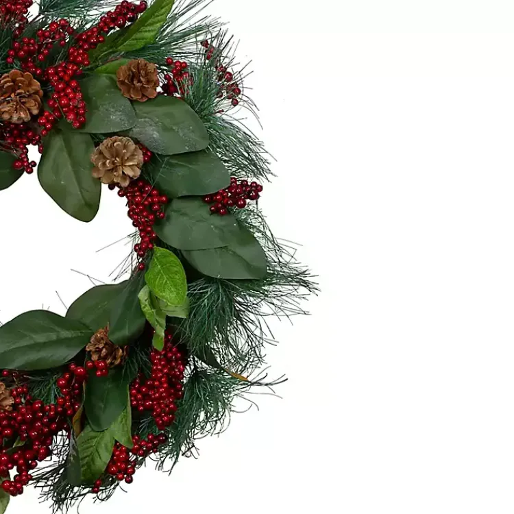 Wreaths>Kirklands Home Pine Needles and Berries Wreath