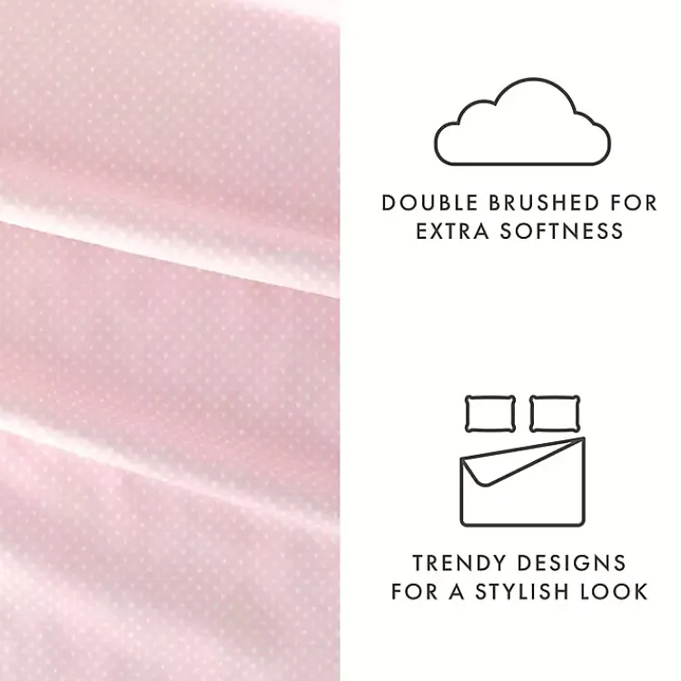Kirklands Home Tiny Hearts 3-pc. Twin Sheet Set Pink