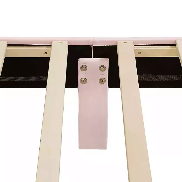 Kirklands Home Upholstered Dalia Queen Platform Bed Pink Best