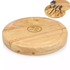 Kirklands Home Pittsburgh Steelers Cheese Board and Tool Set Tan