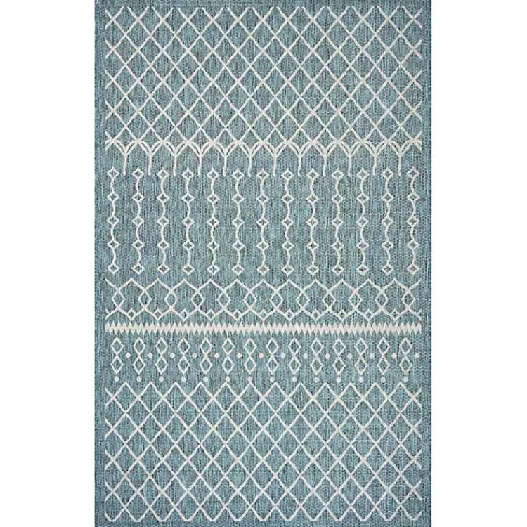 Kirklands Home Placid Portico Sun Shower Outdoor Area Rug, 5x8 Outlet