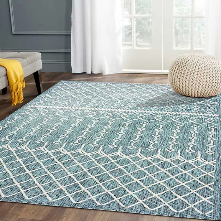 Kirklands Home Placid Portico Sun Shower Outdoor Area Rug, 5x8 Outlet