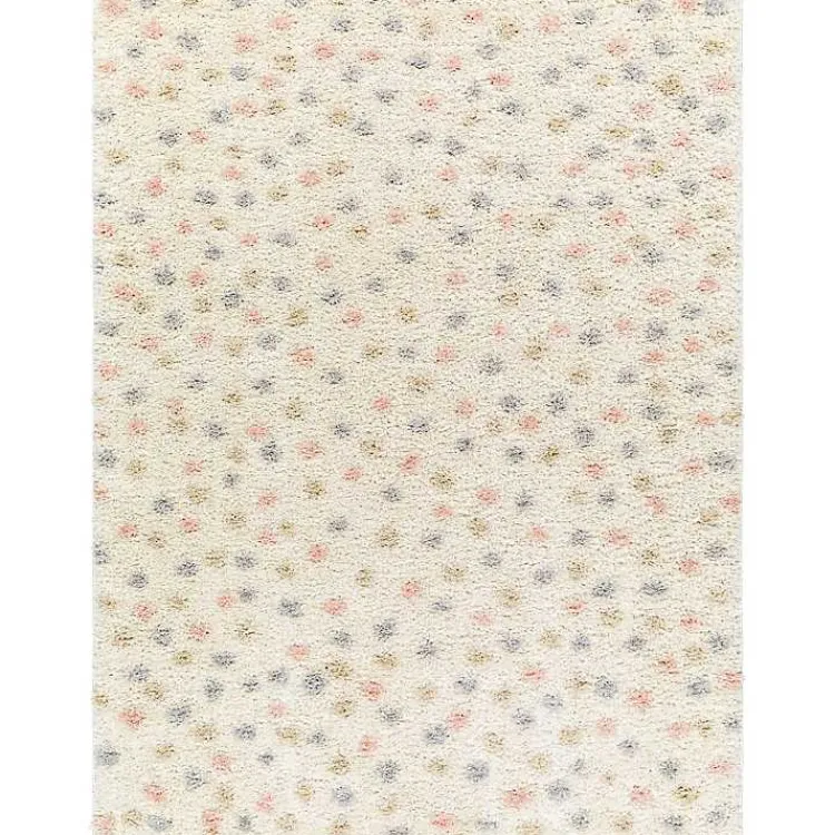 Kirklands Home Plush Multicolor Dotted Area Rug, 6x9 Best