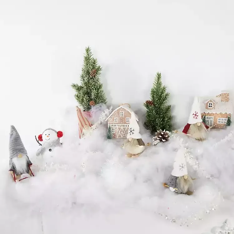 Christmas Decorations>Kirklands Home Plush Sledding Gnomes, Set of 3