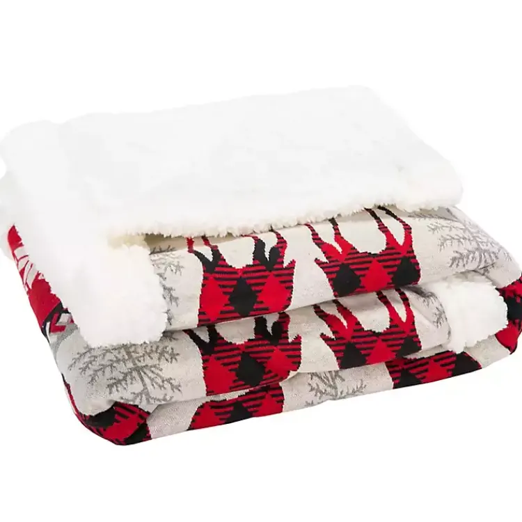 Blankets & Throws>Kirklands Home Prancer Nordic Print Throw