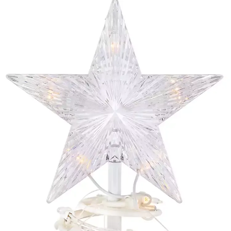 Outdoor Christmas Decorations>Kirklands Home Pre-Lit Clear Spiral Trees, Set of 2 White