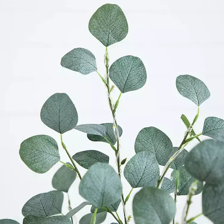 Trees & Topiaries>Kirklands Home Pre-Lit Warm LED Eucalyptus Plant, 5 ft.