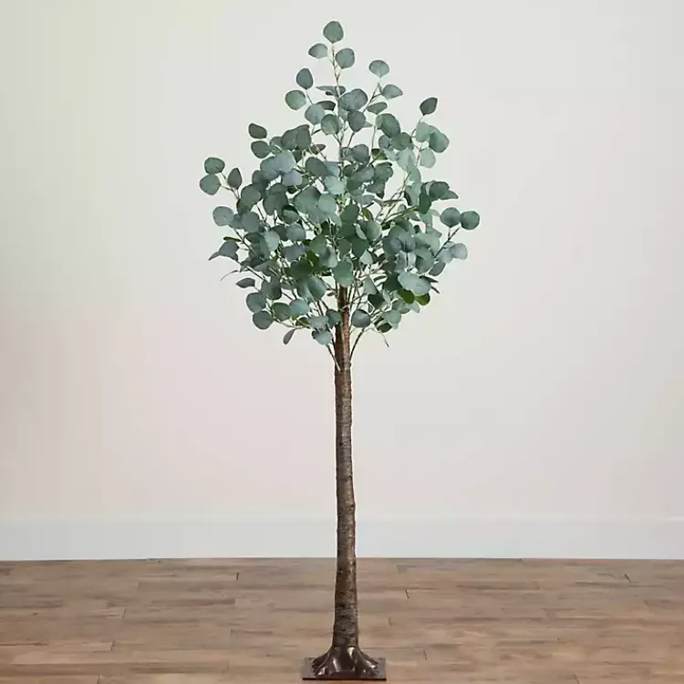 Trees & Topiaries>Kirklands Home Pre-Lit Warm LED Eucalyptus Plant, 5 ft.
