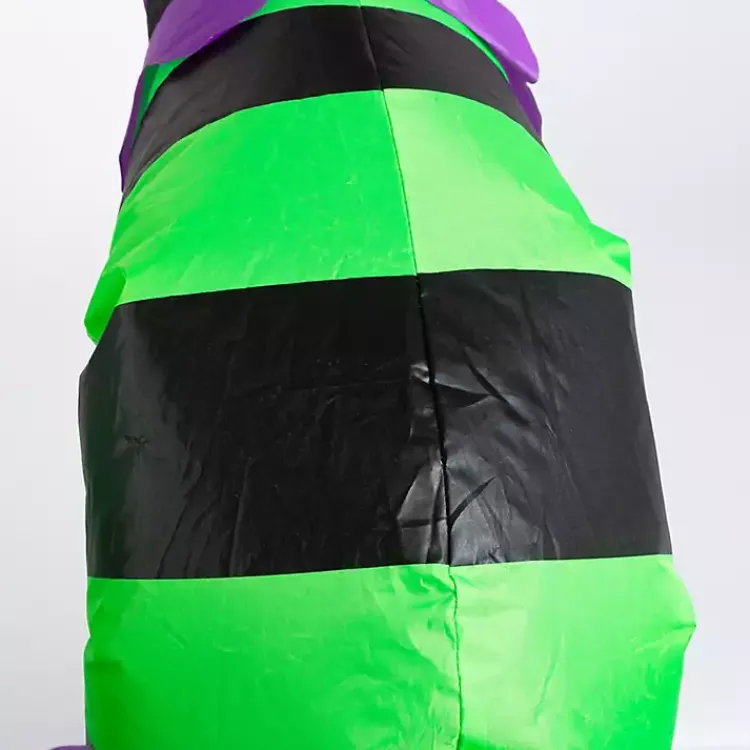 Halloween>Kirklands Home Pre-Lit Witch in Cauldron Inflatable Decoration