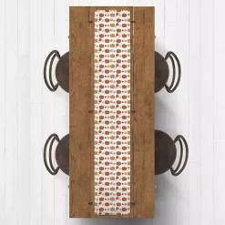 Fall>Kirklands Home Pumpkins and Leaves Table Runner, 90 in.