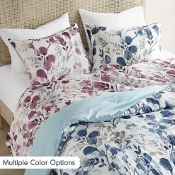 Kirklands Home Purple Botanical 3-pc. Full/Queen Comforter Set Sale