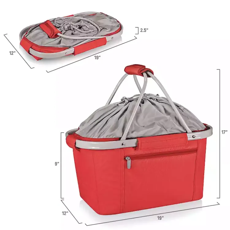 Kirklands Home Arkansas Razorbacks Cooler Basket Red Online
